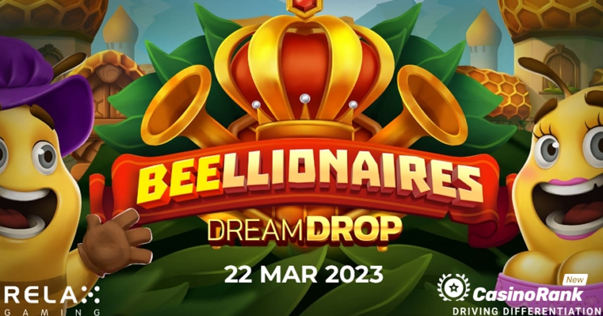 Relax Gaming lança Beelionaires Dream Drop com pagamento de 10.000x